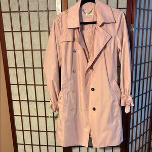 Michael Kors Light Pink Trench Coat